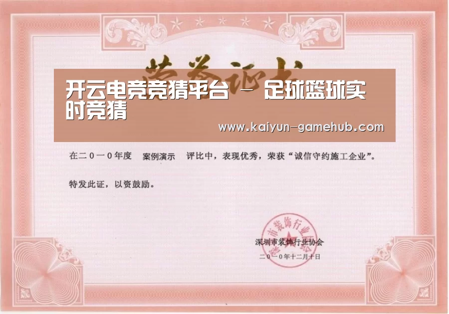 荣誉证书二